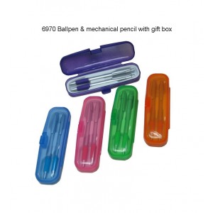 6970 Ballpen & Mechanical Pencil in Gift Case